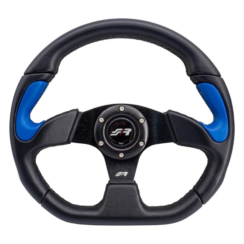 Volante sportivo X2 Poly - in pelle blu - X2330PUN/PA