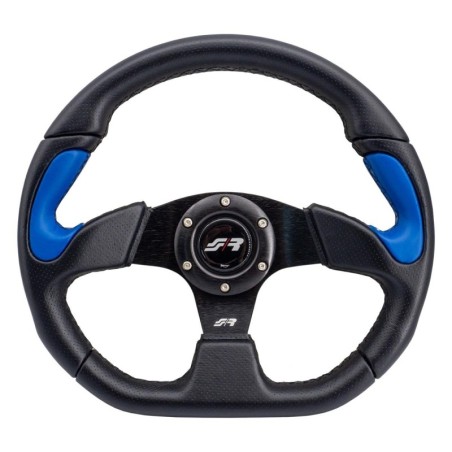 Volante sportivo X2 Poly - in pelle blu - X2330PUN/PA