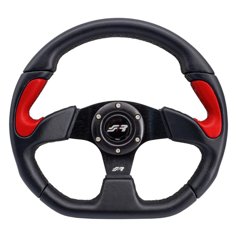Volante sportivo X2 Poly - in pelle rossa - X2330PUN/PR