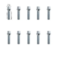 10 bulloni ch.17 14x1.5 l.50mm - BR/10-10