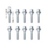 10 bulloni ch.17 12x1.25 l.55mm testa piatta - BR/17P-10
