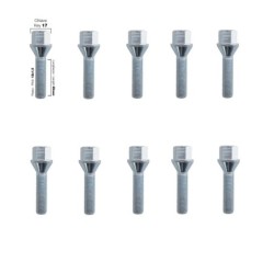 10 bulloni ch.17 12x1.5 l.45mm - BR/2-10