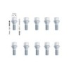 10 bulloni ch.17 12x1.25 l.22mm - BR/26-10