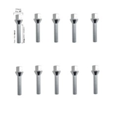 10 bulloni chiave 17 12x1.5 l.55mm - BR/4-10