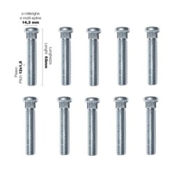 10 colonnette a piantaggio 12x1.5 lunghezza 67mm - CRP/3143-10