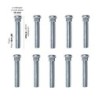 10 colonnette a piantaggio 12x1.25 lunghezza 67mm - CRP/714-10
