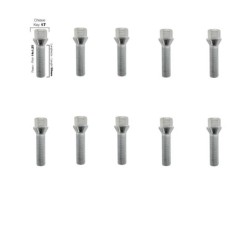 10 bulloni ch.17 14x1.25 l.50mm - BR/17-10