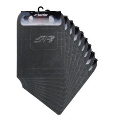 10 Tappetini in moquette nera tagliabili - TSR10