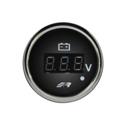 Voltmetro elettrico Chrome rim line - VM/C