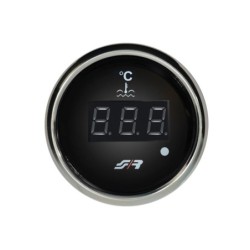 Termometro temperatura acqua digitale Chrome rim line - WT/C