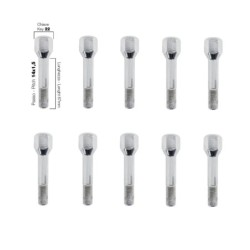10 bulloni chiave 22 14x1.5 lunghezza 67 mm - BR/29-10