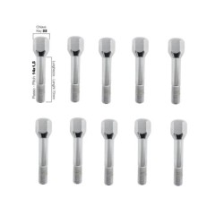 10 bulloni chiave 22 14x1.5 lunghezza 70 mm - BR/31-10