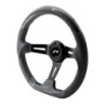 Volante sportivo a calice Giau - in carbon look e pelle - GIAU