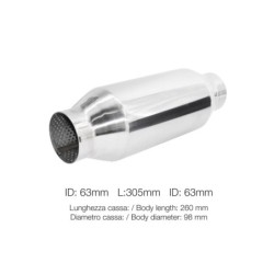 Silenziatore universale id 60mm - ESR2