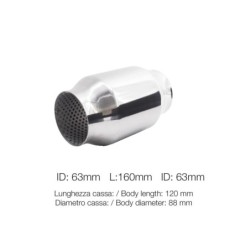 Silenziatore universale id 60mm - ESR4