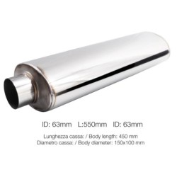 Silenziatore universale id 60mm - ESR6