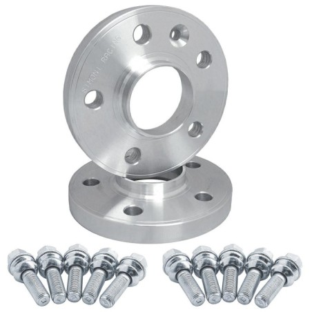 2 distanziali ruota 12mm 5x112 centraggio 66,6 con bulloneria - DR042/B22
