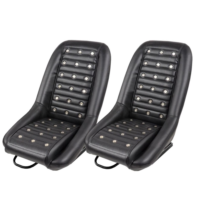 Coppia Sedili Vintage con borchie - SRSB-2 simoni racing old style