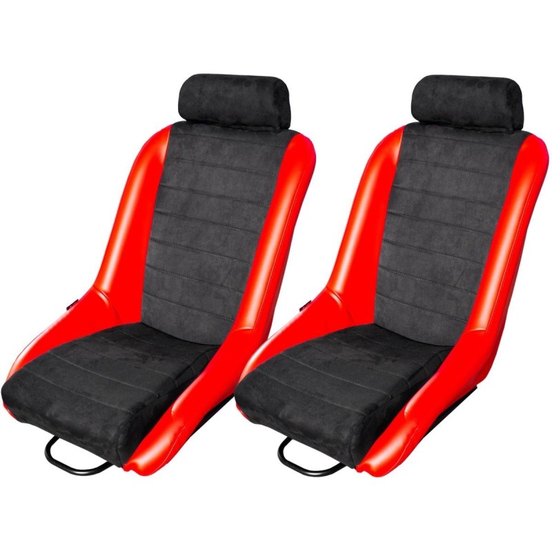 Coppia Sedili Vintage Rosso - SRSV/R-2 old style simoni racing