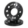 2 distanziali alluminio nero 12mm 4-5x98 mozzo 58,1 - DR017N