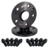2 distanziali ruota neri 12mm centraggio 57,1 con bull.sferica - DR043N/B18N