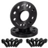 2 distanziali ruota neri 16mm 4-5x100 centraggio 57,1 con bull. - DR044N/B2N