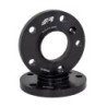 2 distanziali alluminio nero 16mm 5X120 mozzo 72,6 - DR081N