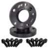 2 distanziali ruota neri 20mm 5x120 centraggio 72,6 con bull. - DR082N/B2N
