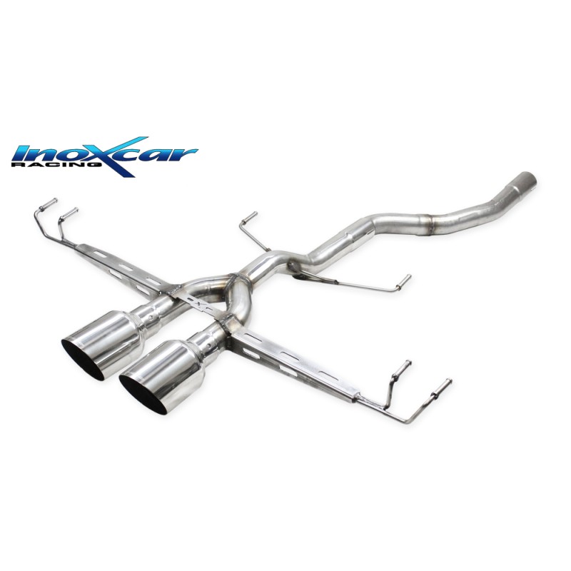 silenziatore marmitta sportiva posteriore honda civic dal 21