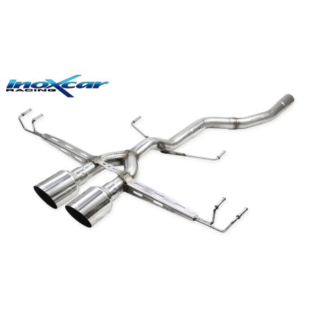 silenziatore marmitta sportiva posteriore honda civic dal 21