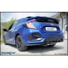 silenziatore marmitta sportiva posteriore honda civic dal 21