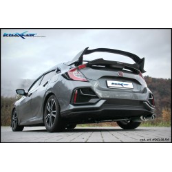 silenziatore posteriore sportivo honda civic 1000cc turbo