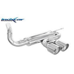 scarico sportivo ford focus mk3 modello ST 2x114mm acciaio
