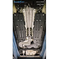 scarico posteriore acciaio peugeot 208 tondo 90mm x-race inoxcar