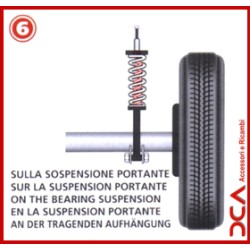 Molle da carico aggiuntive rinforzate Alfa 156 SW dal 1997 al 2005 dca