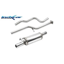 marmitta completa centrale e finale spoprtivo fiat uno turbo prima serie inox