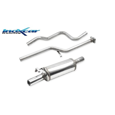 marmitta completa centrale e finale spoprtivo fiat uno turbo prima serie inox