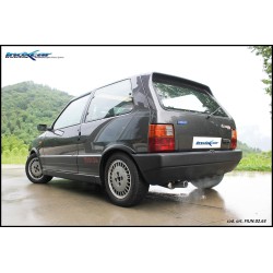 marmitta completa centrale e finale spoprtivo fiat uno turbo prima serie inox
