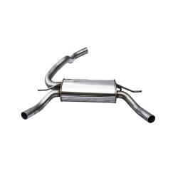 Scarico posteriore Per clio iV renault acciaio asso racing mod RS