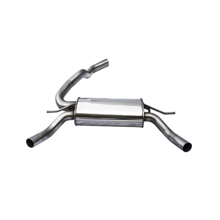 Scarico posteriore Per clio iV renault acciaio asso racing mod RS