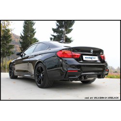 scarico sportivo doppio con valvola per bmw f82 3000 431cv inox marmitta