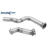 tubi turbina in acciaio inox per bmw f82 serie 4 3000cc made in italy