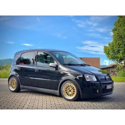 scarico sportivo marmitta fiat panda dal 2004 uscita singola da 90mm germany