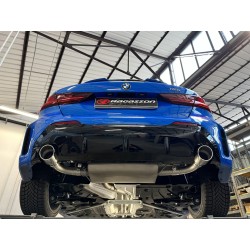 scarico sportivo marmitta bmw serie 1 f40 acciaio 128Ti 195kW con valvola