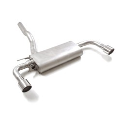 scarico sportivo marmitta bmw serie 1 f40 acciaio 128Ti 195kW con valvola