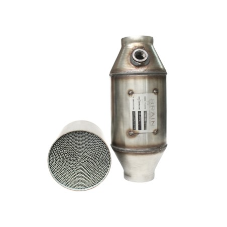 catalizzatore sportivo metallico 100 celle brain 51mm brain