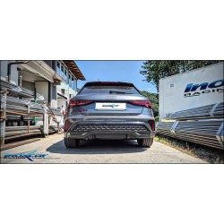 scarico sportivo acciaio inoxcar  audi a3 tfsi GY 150cv dal 2021 35 tfsi