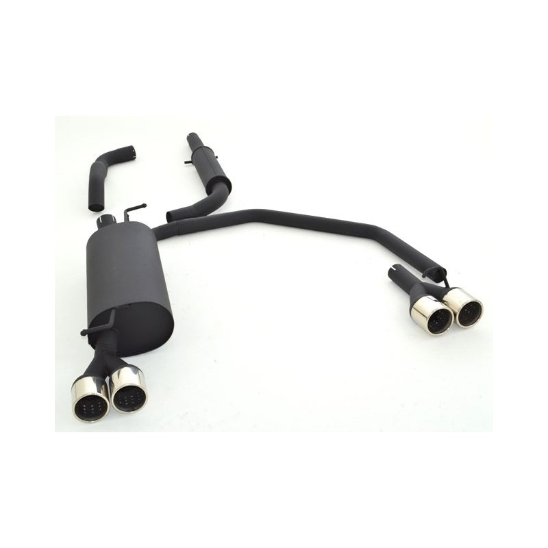 doppio scarico sportivo marmitta new beetle dal 98 al 2011 con centrale