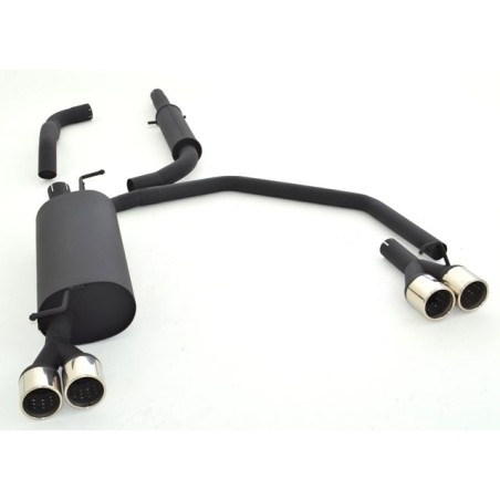 doppio scarico sportivo marmitta new beetle dal 98 al 2011 con centrale