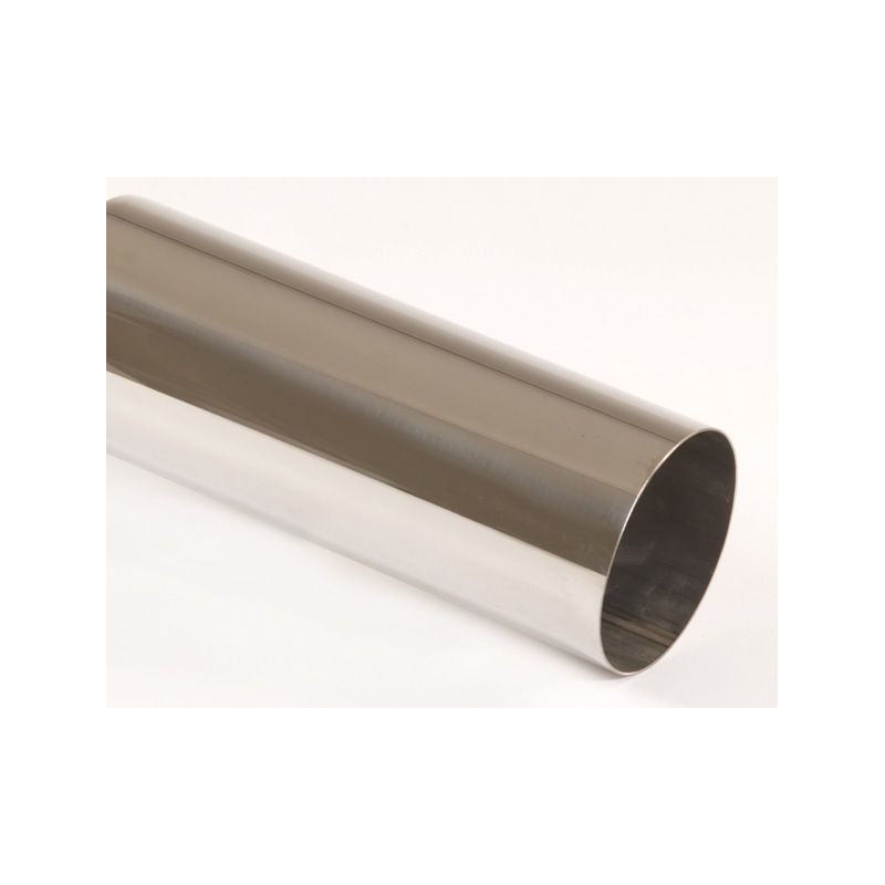 terminale codino marmitta 100mm bordo sottile saldabile lunghezza 36cm